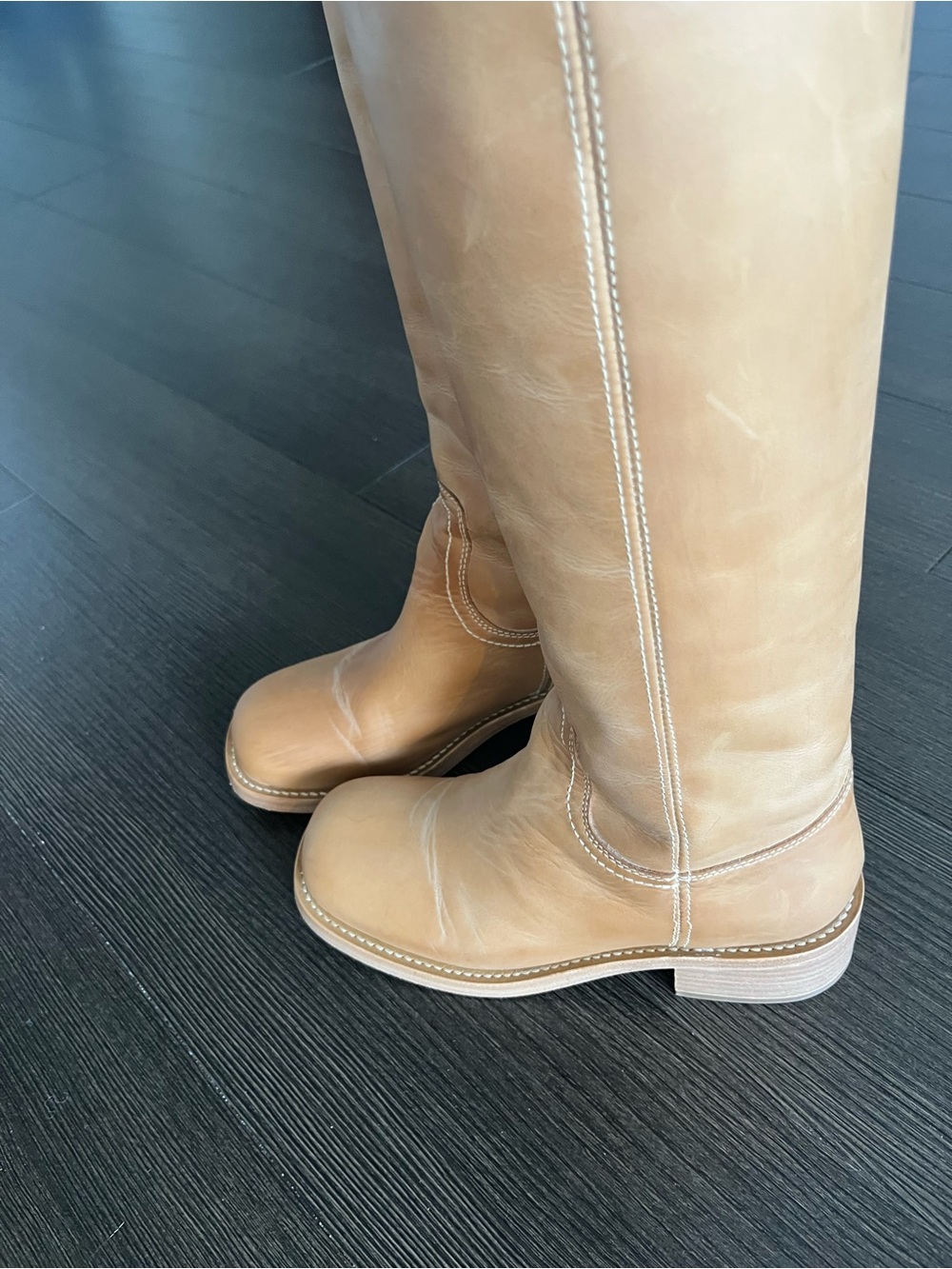 Steve Madden Riggs Banana Leather Boots - Picture 10 of 10